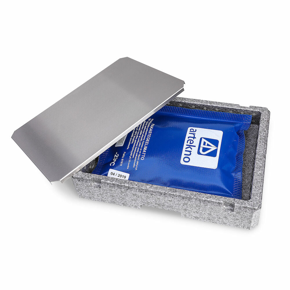 Šaldymo padėklas GN1/1 su šaldymo elementu (-23°C), juodas