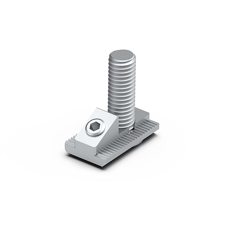 Varžtas su įvarža profilio grioveliui S10