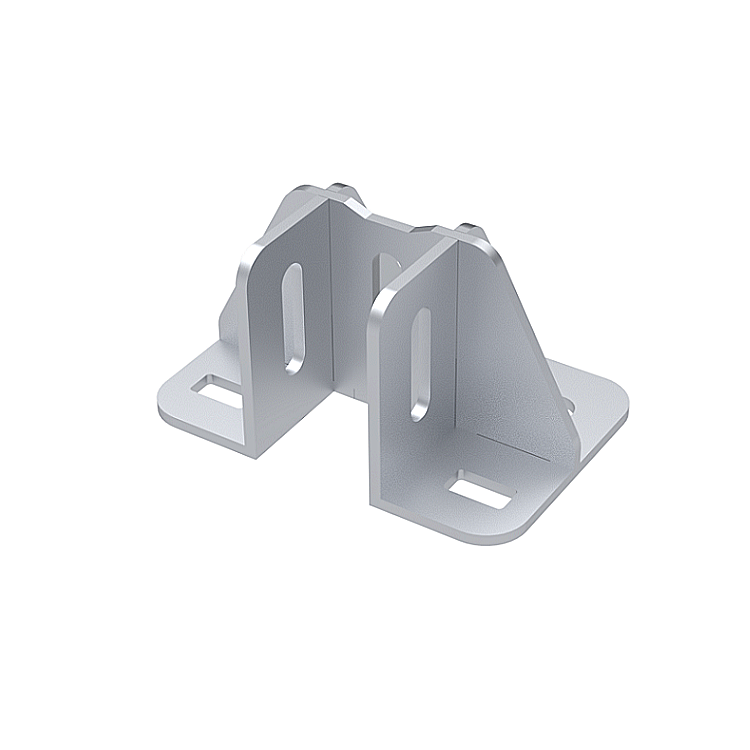 Profilio 45x45 tvirtinimo prie grindų elementas