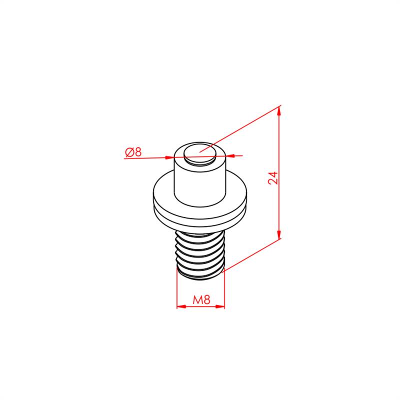 Slydimo atrama S8, 1 vnt.