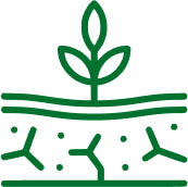 Sorbentai ir dirvožemio pagerinimo priemonės simbolis
